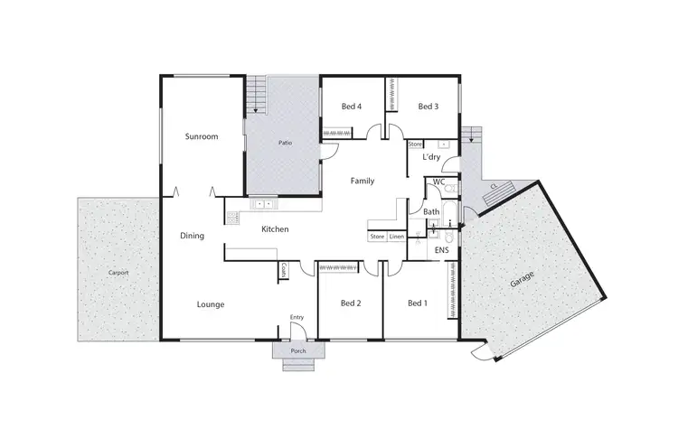 Floorplan of Homely house listing, 49 Jennings Street, Curtin ACT 2605