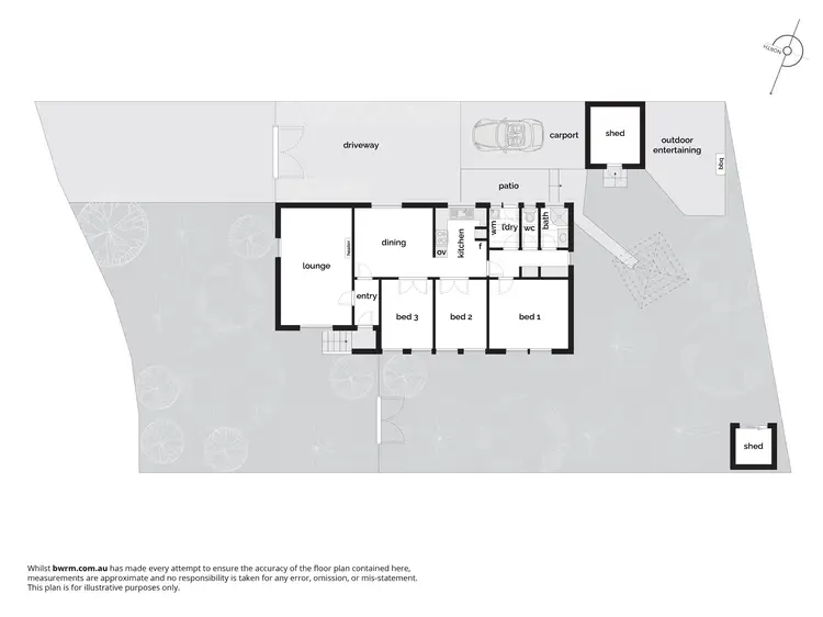 Floorplan of Homely house listing, 12 Longworth Place, Holt ACT 2615
