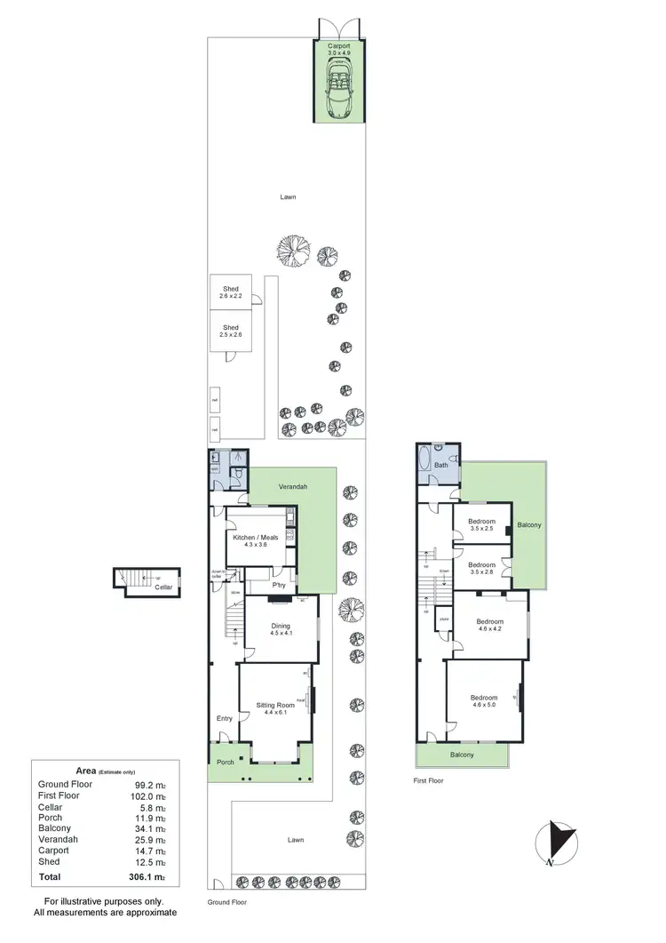 Floorplan of Homely house listing, 41 Molesworth Street, North Adelaide SA 5006