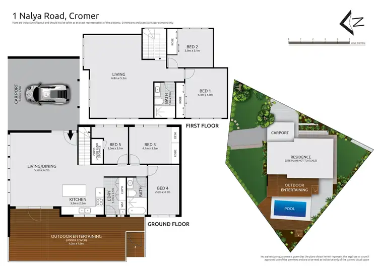 Floorplan of Homely house listing, 1 Nalya Road, Cromer NSW 2099