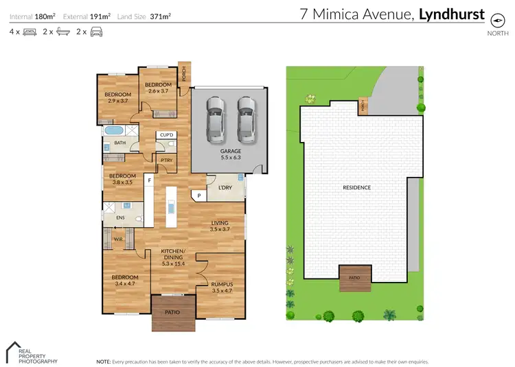 Floorplan of Homely house listing, 7 Mimica Avenue, Lyndhurst VIC 3975