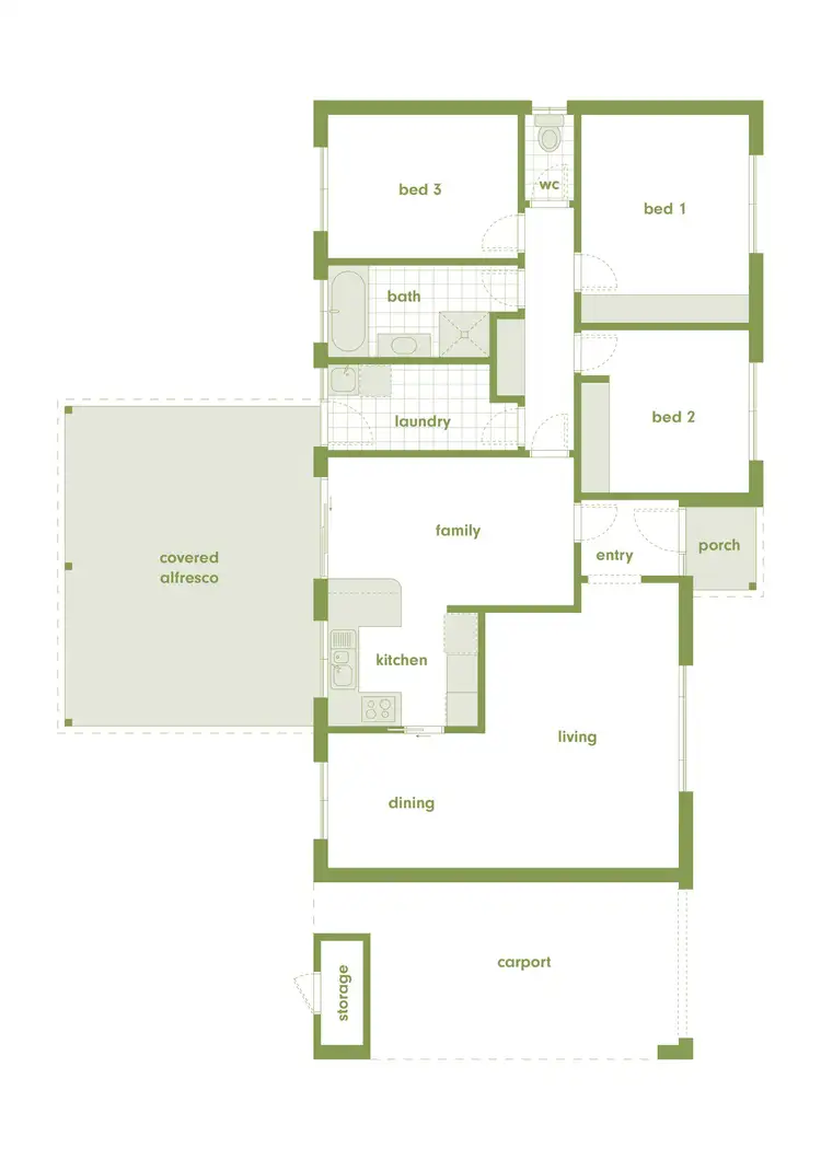 Floorplan of Homely townhouse listing, 18/36 Cromwell Circuit, Isabella Plains ACT 2905