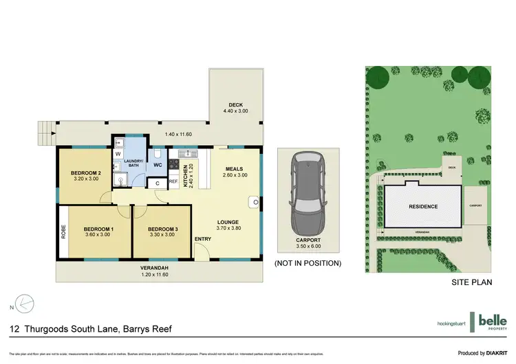 Floorplan of Homely house listing, 12 Thurgoods South Lane, Barrys Reef VIC 3458