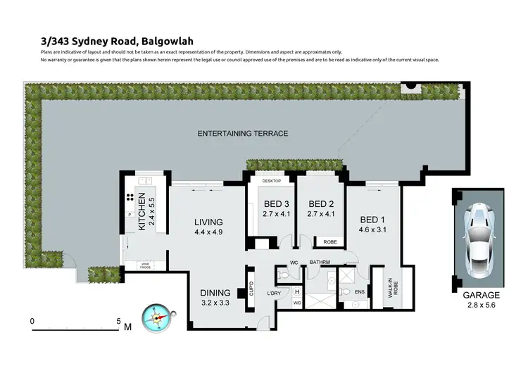 Floorplan of Homely apartment listing, 3/343 Sydney Road, Balgowlah NSW 2093