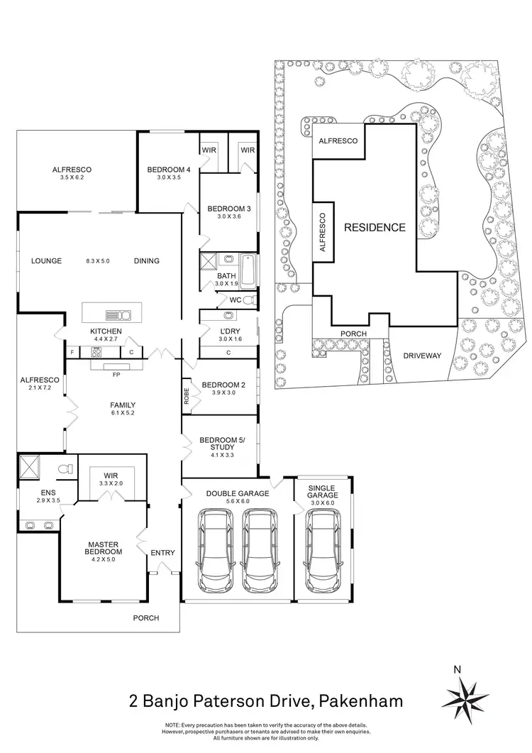 Floorplan of Homely house listing, 2 Banjo Paterson Drive, Pakenham VIC 3810