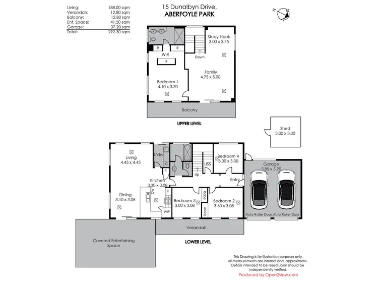 Floorplan of Homely house listing, 15 Dunalbyn Drive, Aberfoyle Park SA 5159