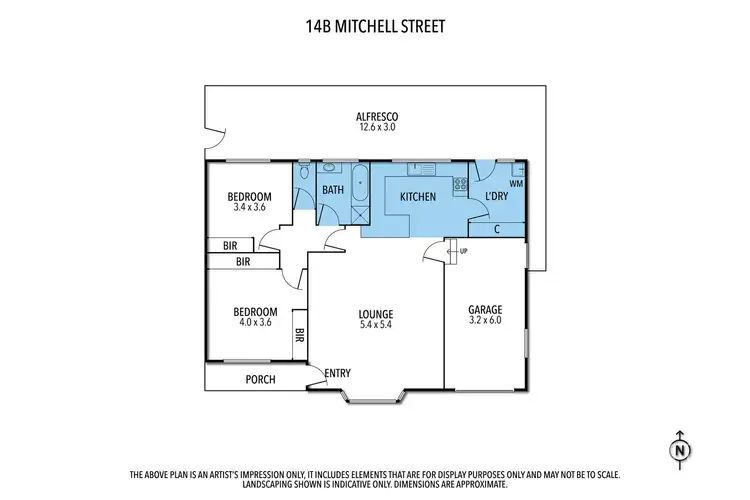 Floorplan of Homely house listing, 14B Mitchell Street, Cobram VIC 3644