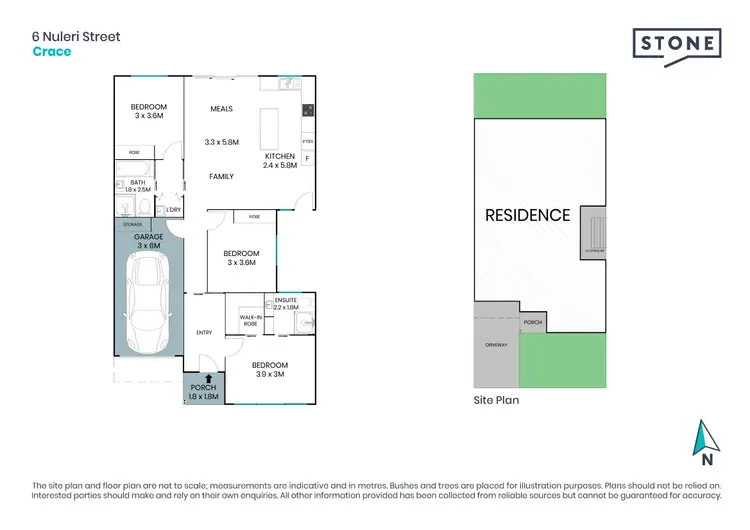 Floorplan of Homely house listing, 6 Nuleri Street, Crace ACT 2911