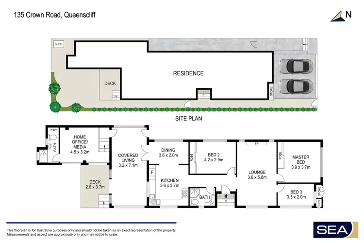 Floorplan of Homely house listing, 135 Crown Road, Queenscliff NSW 2096