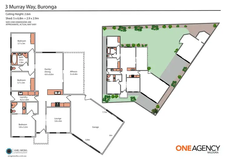 Floorplan of Homely house listing, 3 Murray Way, Buronga NSW 2739