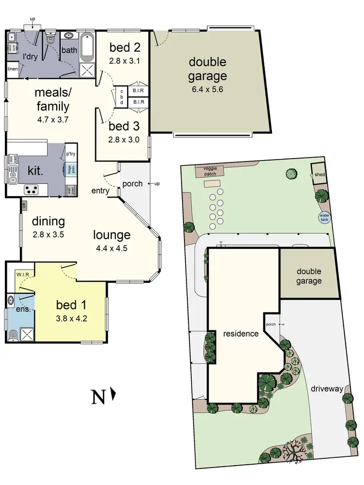 Floorplan of Homely house listing, 13 The Midway, Lilydale VIC 3140