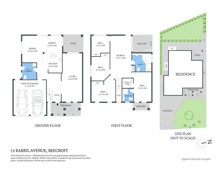 Floorplan of Homely house listing, 72 Karril Avenue, Beecroft NSW 2119