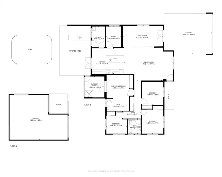 Floorplan of Homely house listing, 46 Loridan Drive, Brinsmead QLD 4870