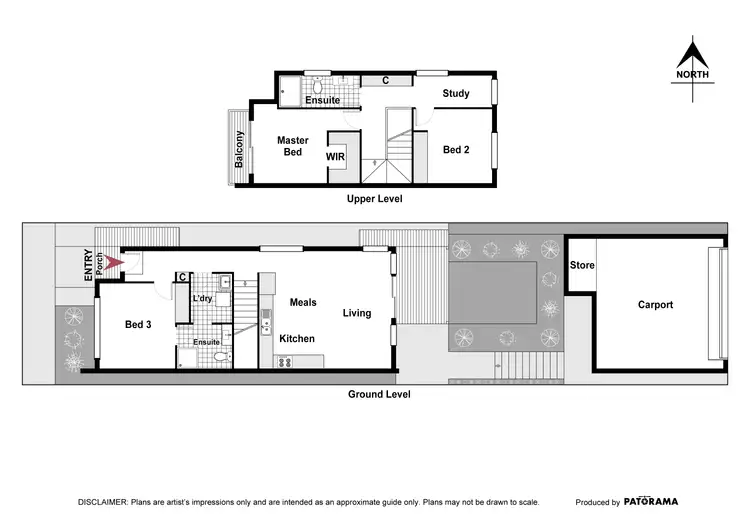 Floorplan of Homely terrace listing, 18 Hale Street, Googong NSW 2620