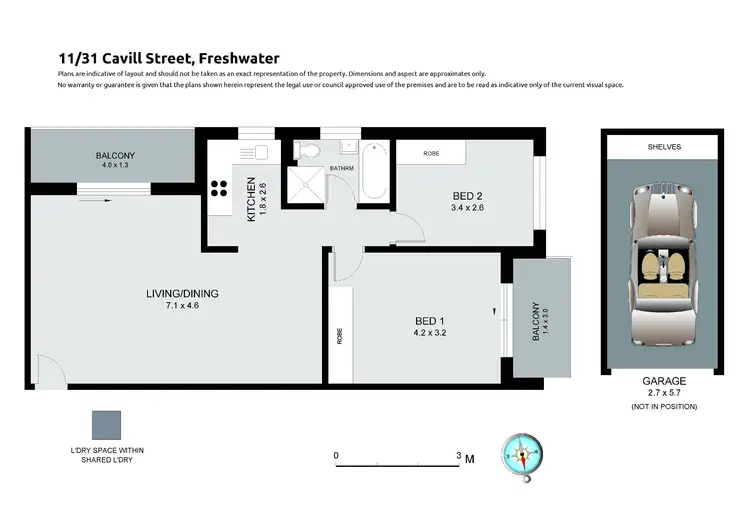 Floorplan of Homely apartment listing, 11/31 Cavill Street, Freshwater NSW 2096