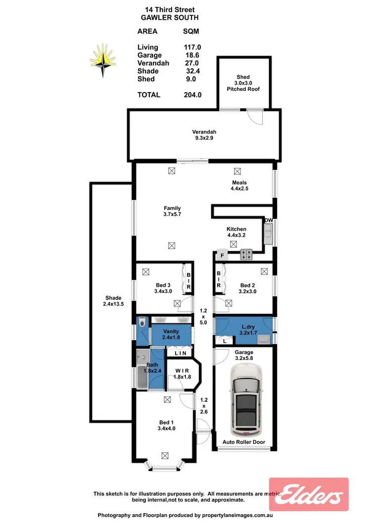 Floorplan of Homely house listing, 14 Third Street, Gawler South SA 5118