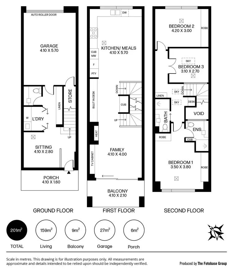Floorplan of Homely townhouse listing, 20E College Road, Kent Town SA 5067