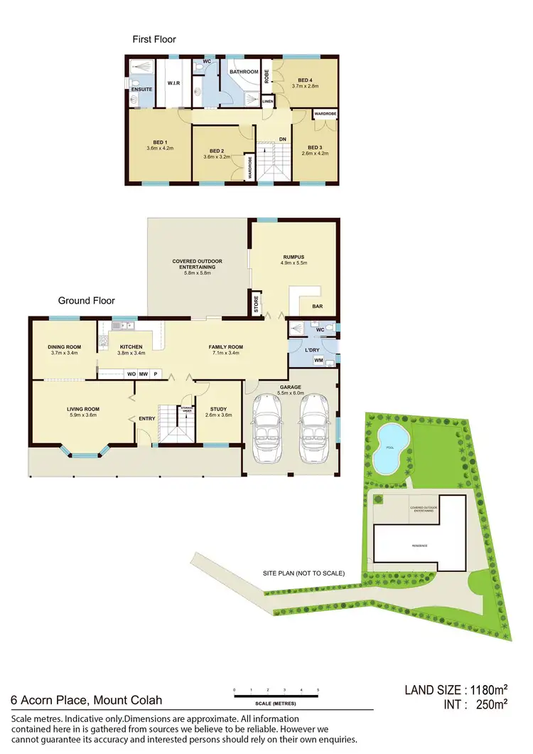Floorplan of Homely house listing, 6 Acorn Place, Mount Colah NSW 2079