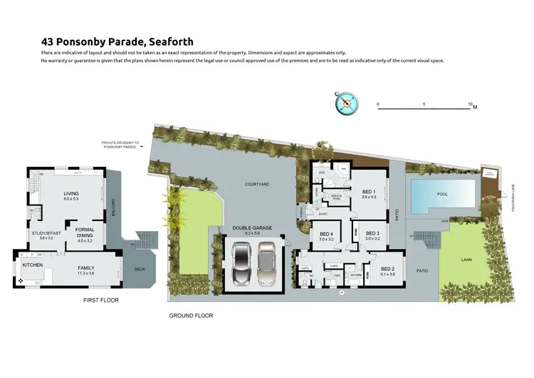 Floorplan of Homely house listing, 43 Ponsonby Parade, Seaforth NSW 2092