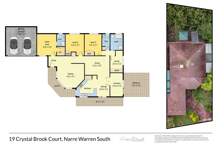 Floorplan of Homely house listing, 19 Crystal Brook Court, Narre Warren South VIC 3805