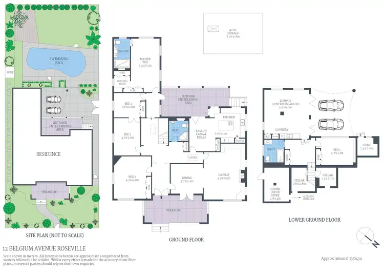Floorplan of Homely house listing, 12 Belgium Avenue, Roseville NSW 2069