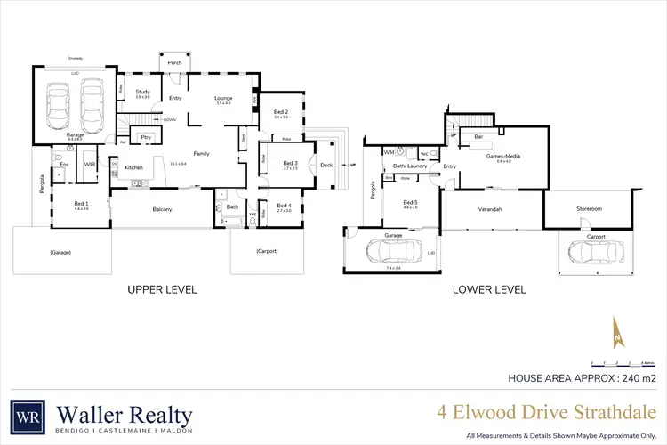 Floorplan of Homely house listing, 4 Elwood Drive, Strathdale VIC 3550