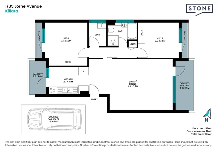 Floorplan of Homely apartment listing, 1/35 Lorne Avenue, Killara NSW 2071