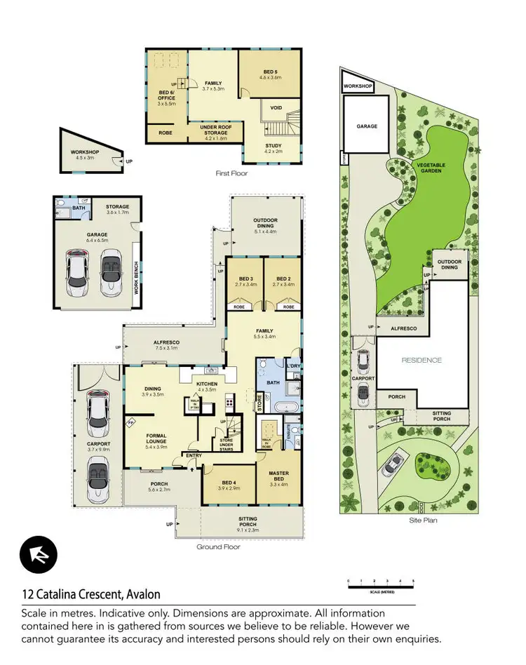 Floorplan of Homely house listing, 12 Catalina Crescent, Avalon Beach NSW 2107