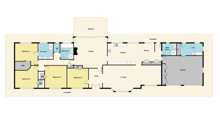 Floorplan of Homely house listing, 113 Burke Road, Ararat VIC 3377