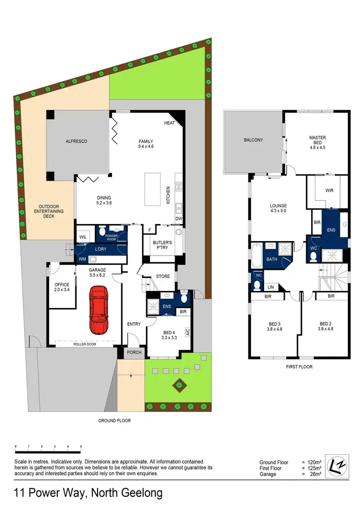 Floorplan of Homely house listing, 11 Power Way, North Geelong VIC 3215