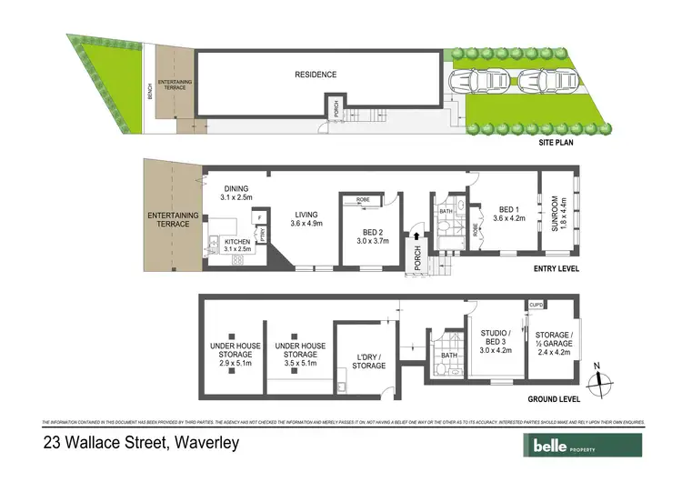 Floorplan of Homely house listing, 23 Wallace Street, Waverley NSW 2024