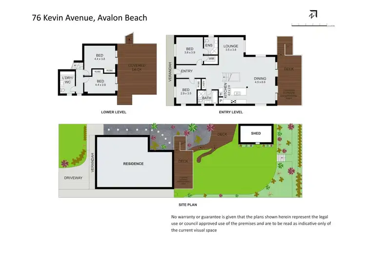 Floorplan of Homely house listing, 76 Kevin Avenue, Avalon Beach NSW 2107