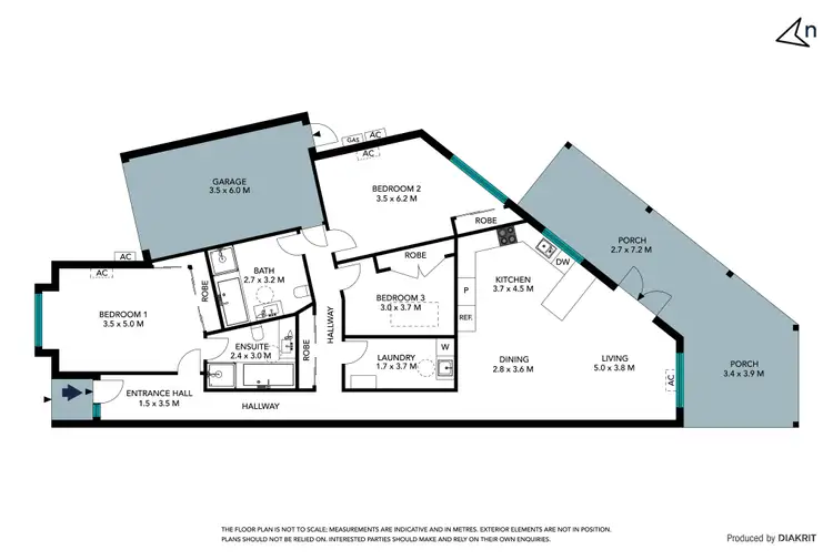 Floorplan of Homely unit listing, 2/47 Burbank Drive, Reservoir VIC 3073