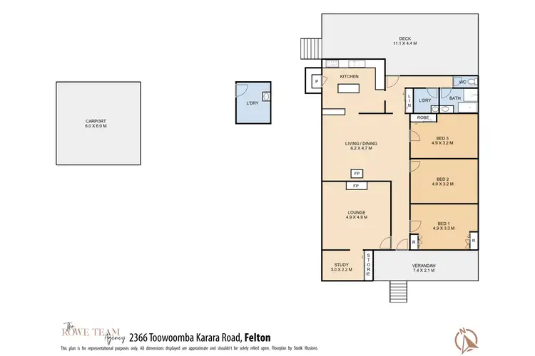 Floorplan of Homely rural property listing, 2366 Toowoomba - Karara Road, Felton QLD 4358