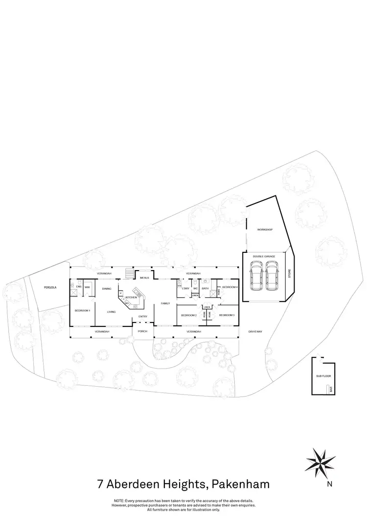 Floorplan of Homely house listing, 7 Aberdeen Heights, Pakenham VIC 3810