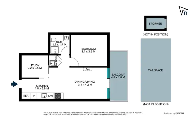 Floorplan of Homely apartment listing, 126/3 Snake Gully Drive, Bundoora VIC 3083