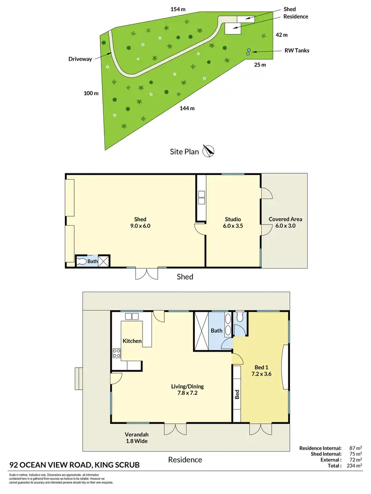 Floorplan of Homely house listing, 92 Ocean View Road, King Scrub QLD 4521