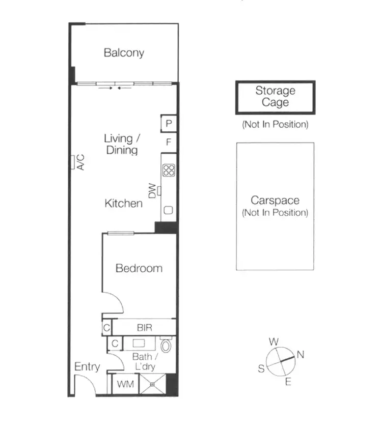 Floorplan of Homely apartment listing, 1202/38 Albert Road, South Melbourne VIC 3205