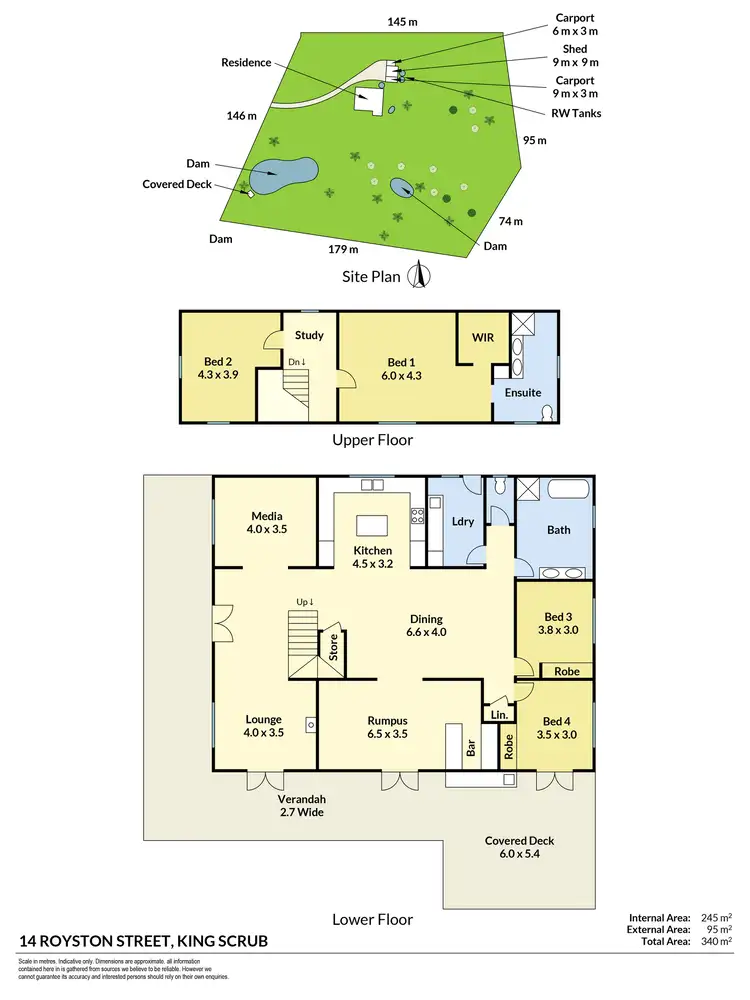 Floorplan of Homely house listing, 14 Royston Street, King Scrub QLD 4521