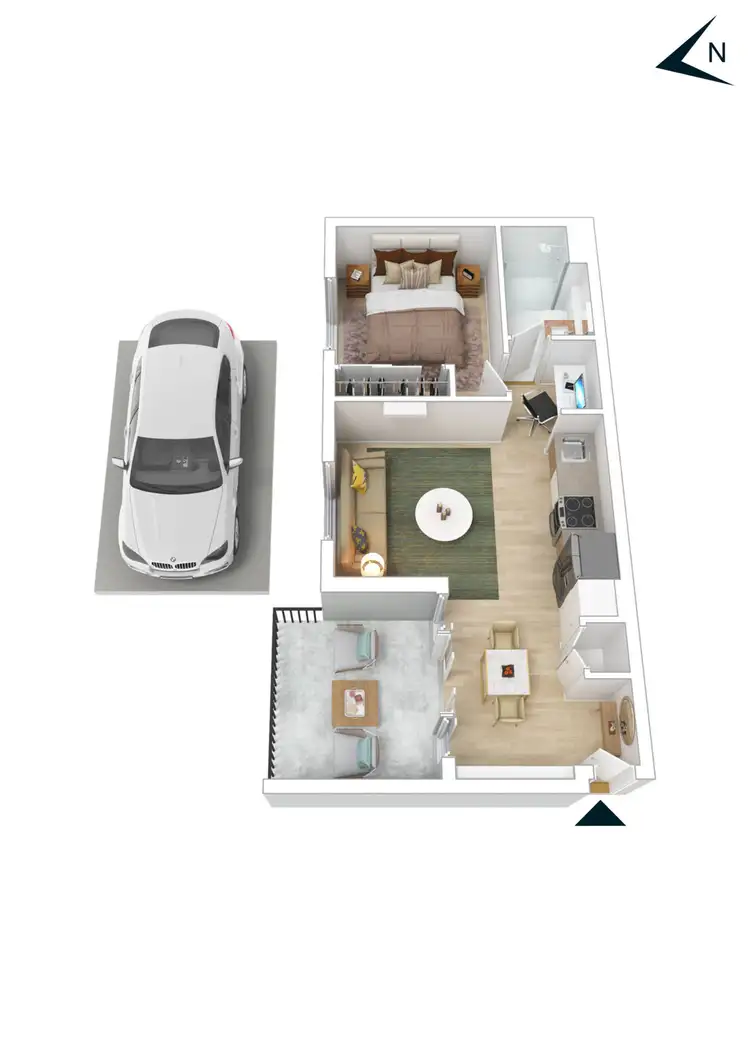 Floorplan of Homely apartment listing, 401/80 Carlisle Street, St Kilda VIC 3182