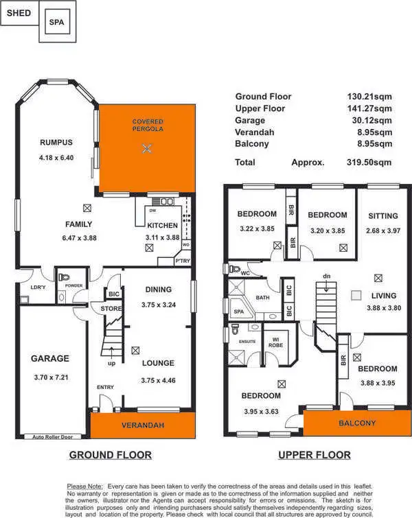 Floorplan of Homely house listing, 4 Avenger Place, Walkley Heights SA 5098