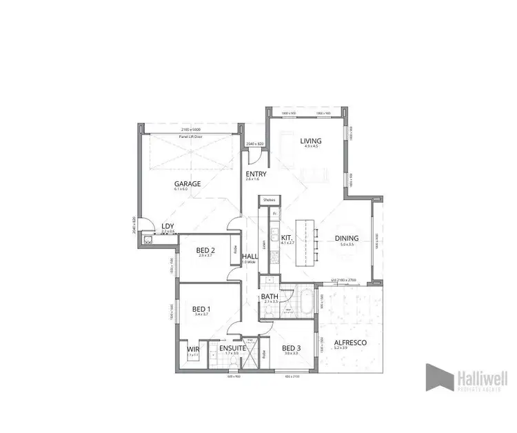 Floorplan of Homely villa listing, 2/53 Fleetwood Drive, Spreyton TAS 7310