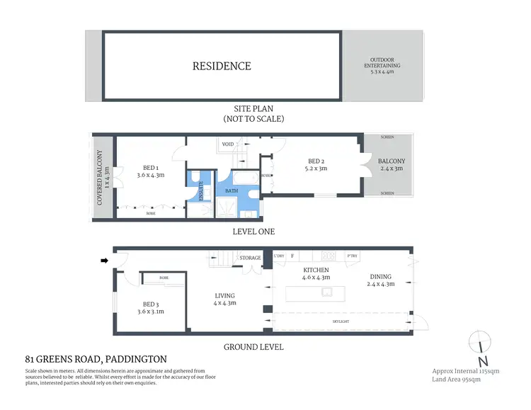 Floorplan of Homely house listing, 81 Greens Road, Paddington NSW 2021