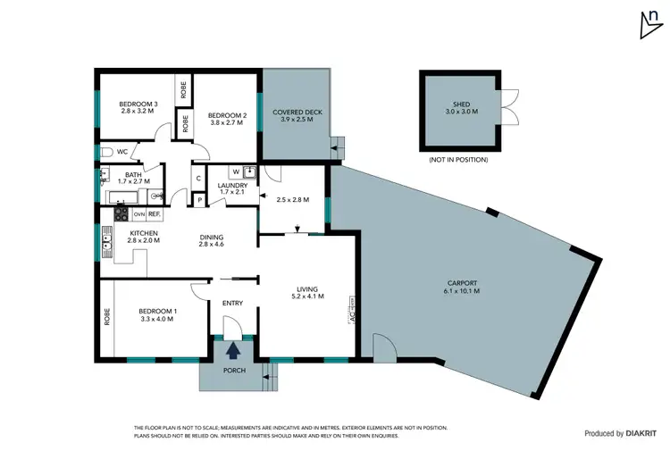 Floorplan of Homely house listing, 3 Michelle Close, Thomastown VIC 3074