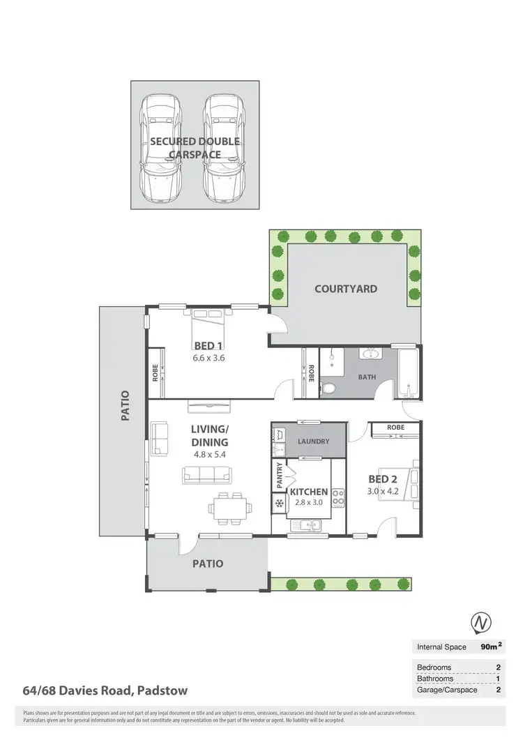 Floorplan of Homely apartment listing, 64/68 Davies Road, Padstow NSW 2211