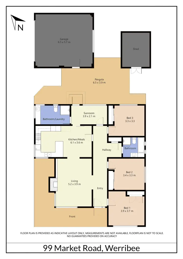 Floorplan of Homely house listing, 99 Market Road, Werribee VIC 3030