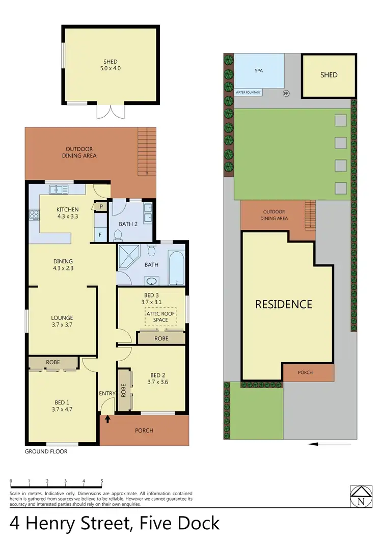 Floorplan of Homely house listing, 4 Henry Street, Five Dock NSW 2046