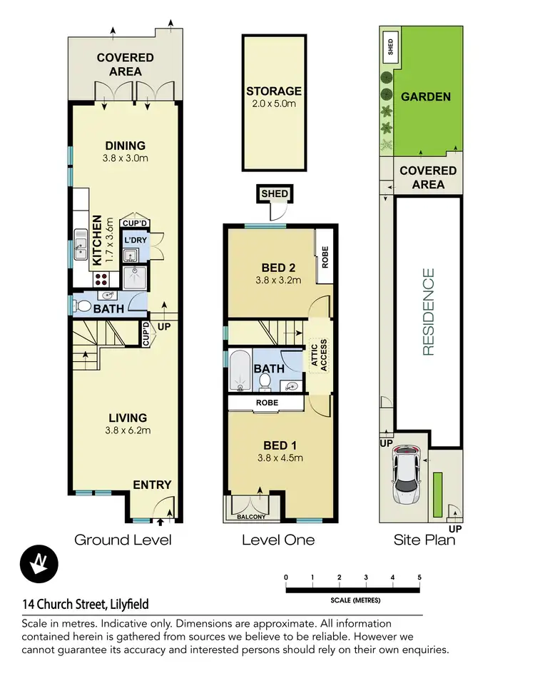 Floorplan of Homely house listing, 14 Church Street, Lilyfield NSW 2040