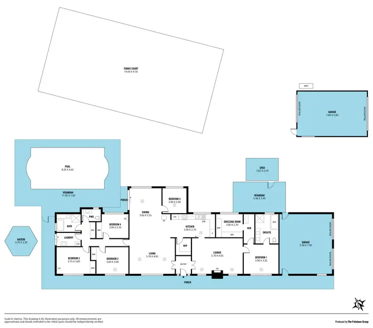Floorplan of Homely house listing, 1 Parkview Court, Aberfoyle Park SA 5159