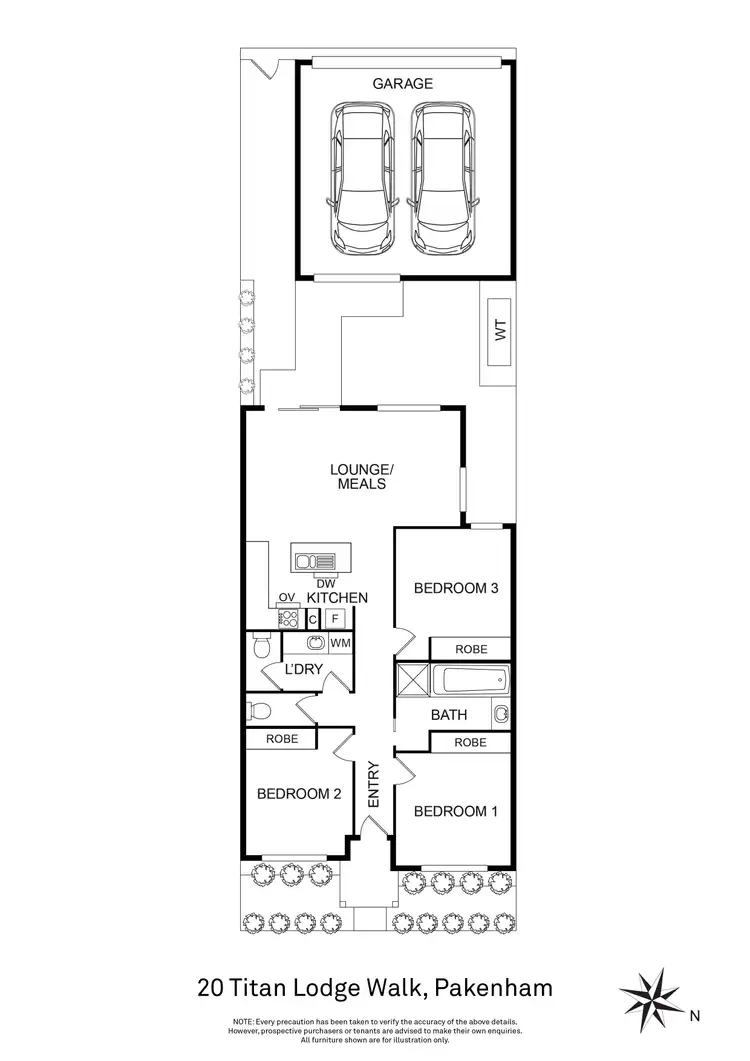 Floorplan of Homely house listing, 20 Titan Lodge Walk, Pakenham VIC 3810